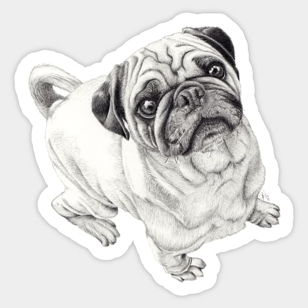 Seymour Sticker by Beth Thompson Art